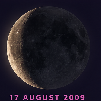 Moon on 17 August 2009